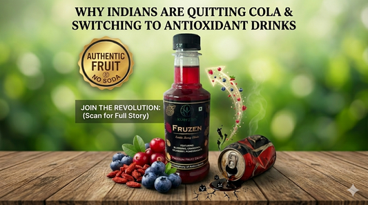 healthy antioxidant drink alternative to cola India Fruzen