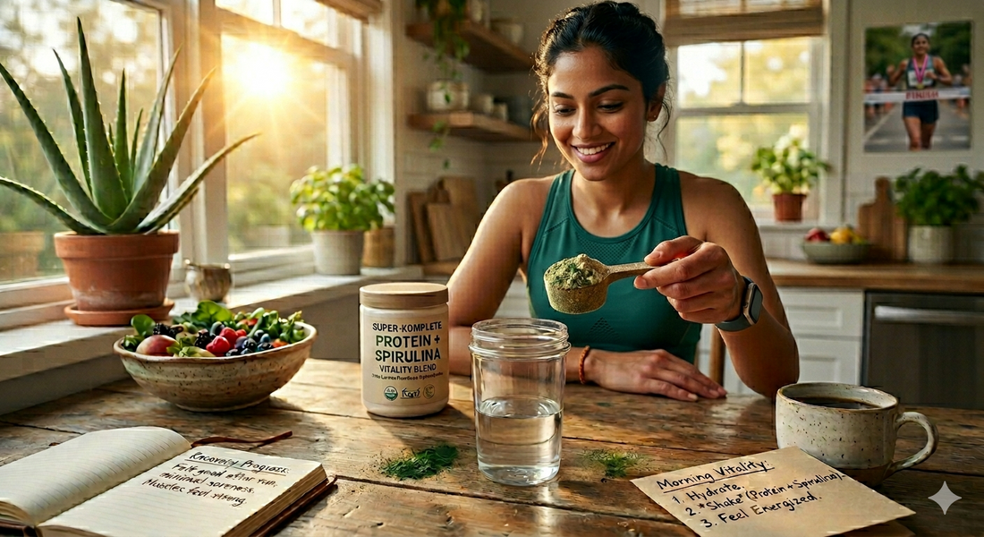 spirulina protein supplement recovery immunity energy India