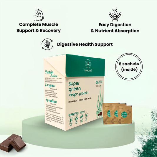 Super Green Vegan Protein Powder - Clean Plant-Based Nutrition