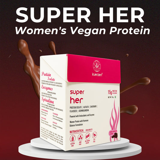 Super Her | Women's Plant Protein with Hormonal Wellness Support | 15g Protein