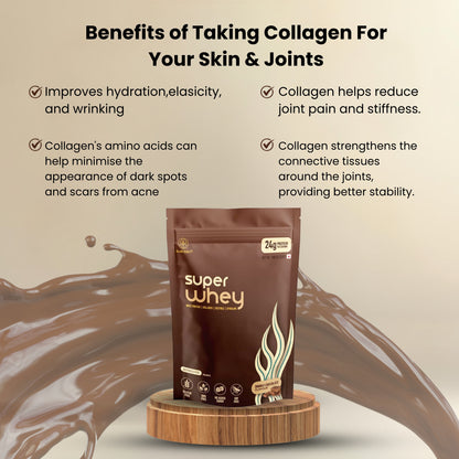 Super Whey Protein with Collagen & Spirulina