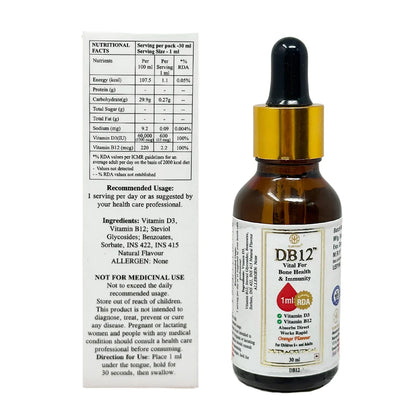 DB12 Vitamin D3 + B12 Drops for Daily Use | Kuerzen Bio Solutions